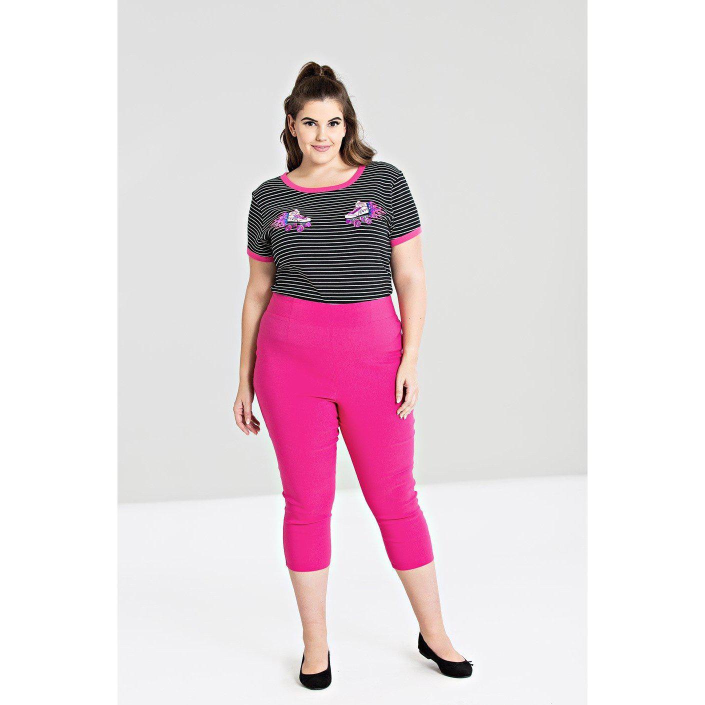 Hell Bunny Tina Capris Black Pants Pedal Pushers Rockabilly Retro Inspired  (S) : : Clothing, Shoes & Accessories