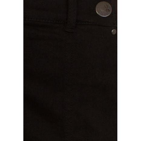 Hell Bunny Weston Denim Trousers Jeans-Black-Vendemia