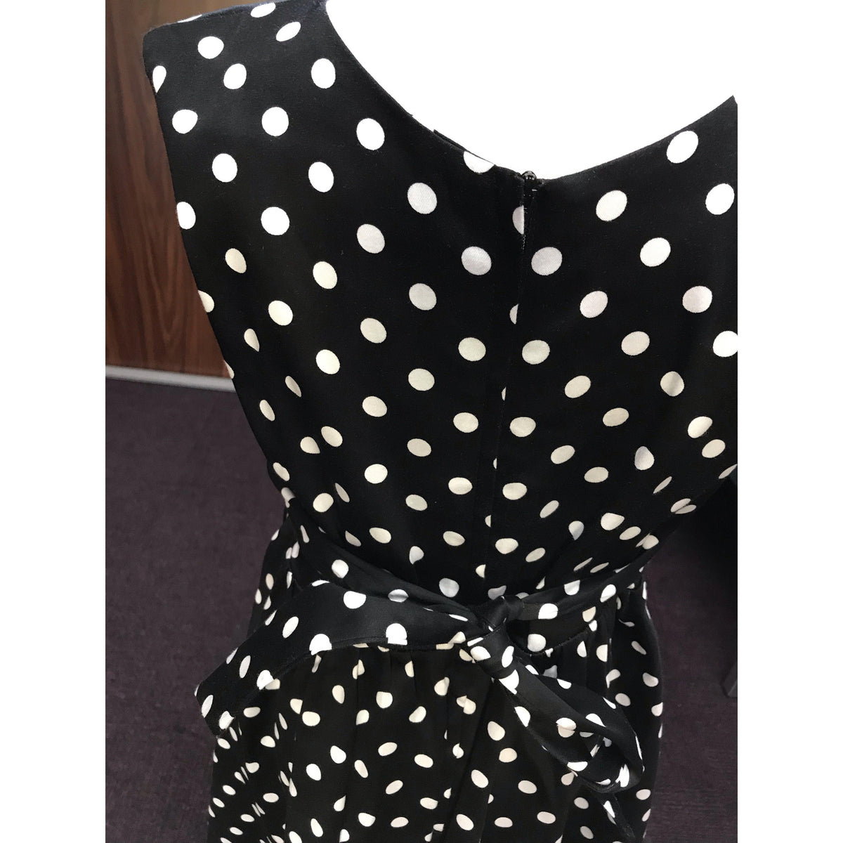 Lady Vintage &quot;Little Vintage&quot; Swing Dress Black and White Polka dot-Vendemia