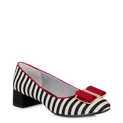 Ruby Shoo June Shoes-Black/Red-Vendemia