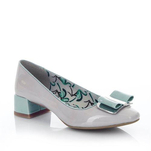 Ruby Shoo June Shoes-Stone (Grey)-Vendemia