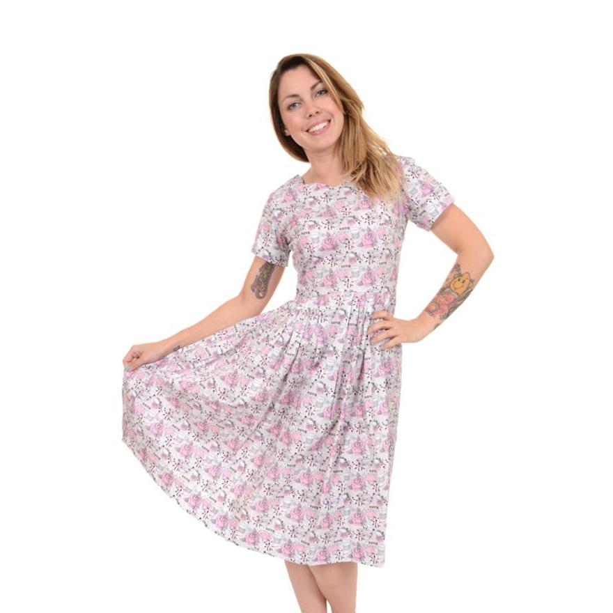 Run & Fly Love Dress-Vendemia