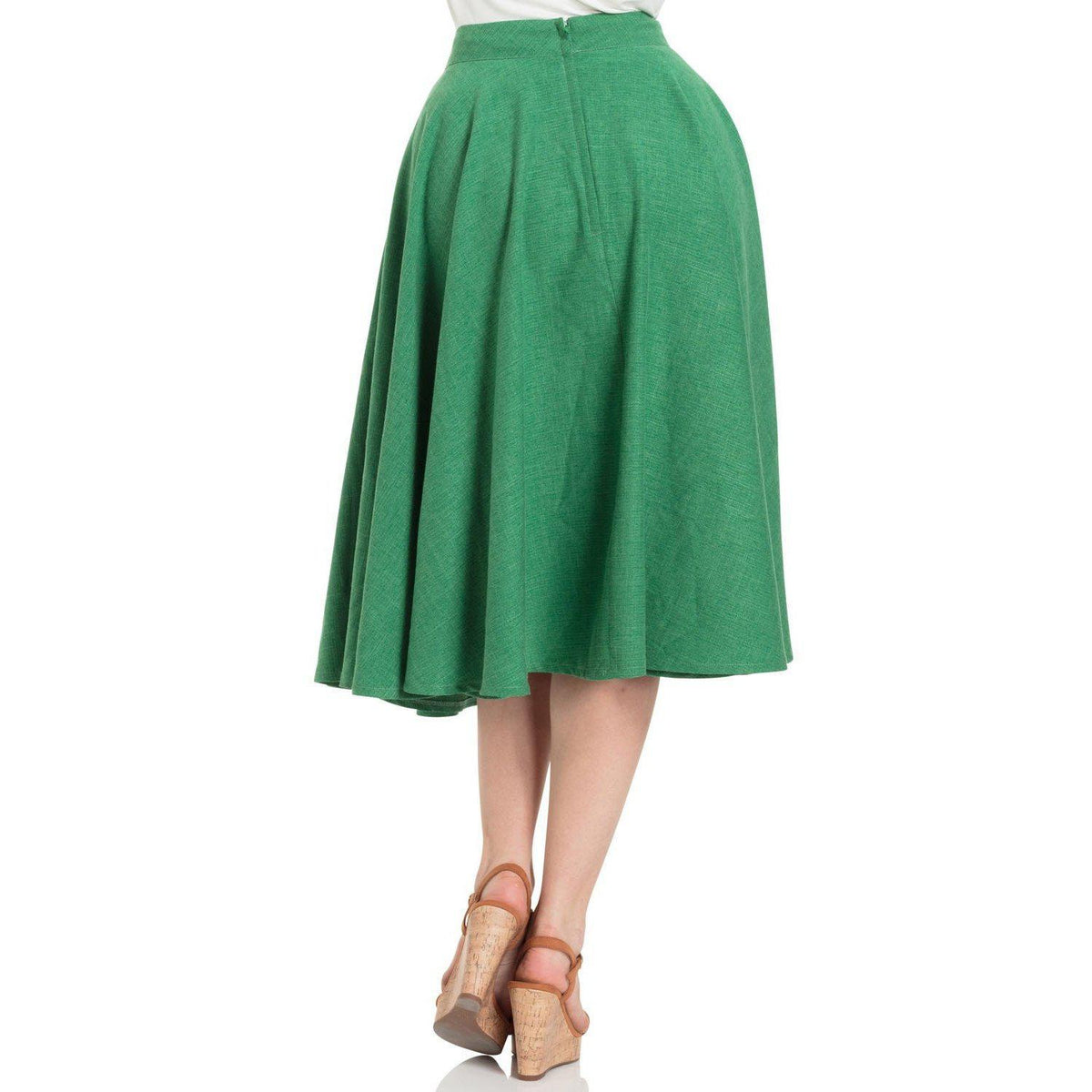 Voodoo Vixen Sandy Full Circle Skirt-Vendemia