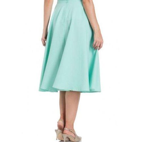 Voodoo Vixen Sandy Full Circle Skirt-Vendemia