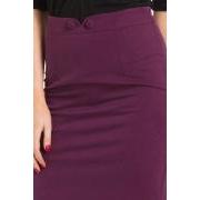 Voodoo Vixen Violetta Pleated Hem Pencil Skirt-Vendemia