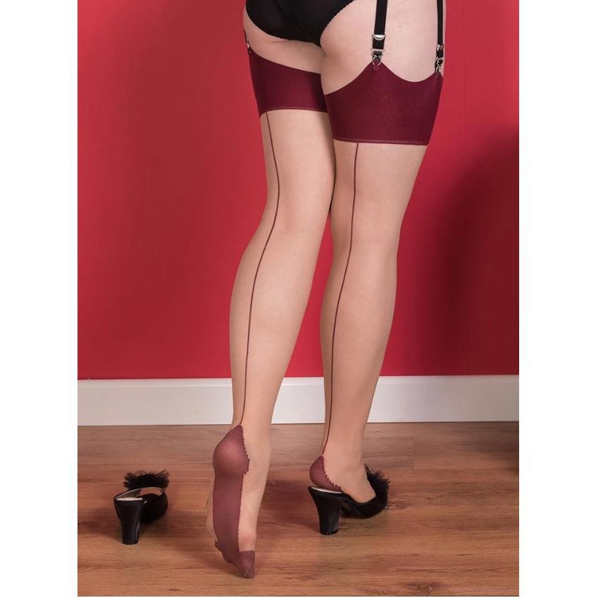 What Katie Did Seamed Stockings - Colours-Vendemia